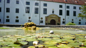 Schloss Kirchheim mit Brunnen